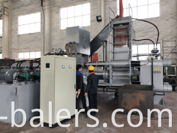 Y83W-500 Automatic Steel Metal Chips Block Briquette Making Machine (CE)